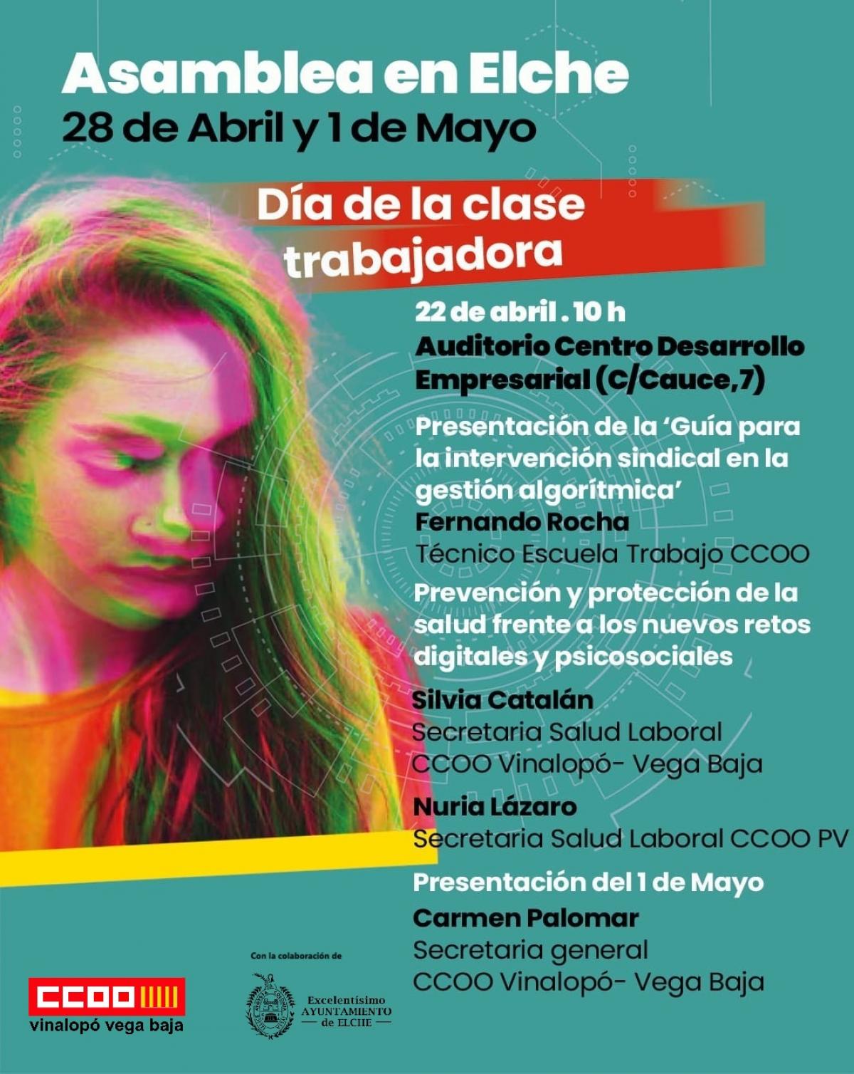 Cartell de l'assemblea a Elx