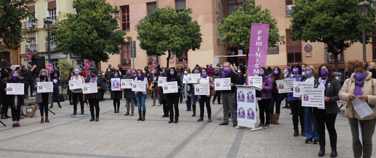 Concentraci seu de CCOO PV a Valncia.