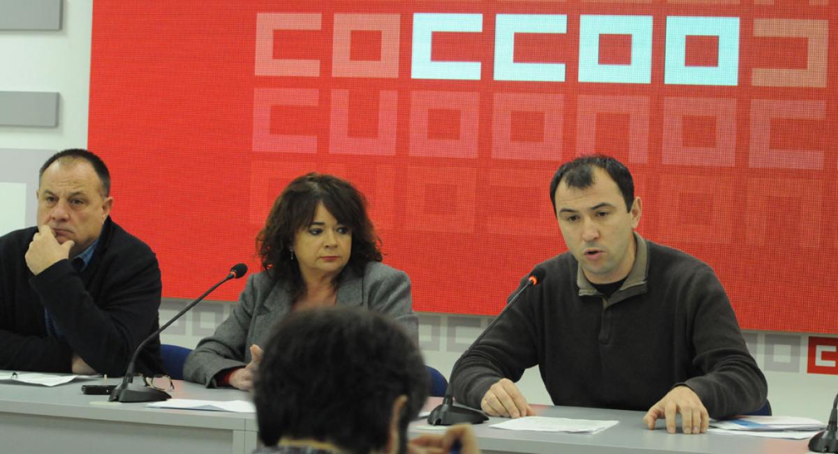En diciembre CCOO exigi en rueda de prensa que se retirara las licencias a las falsas cooperativas