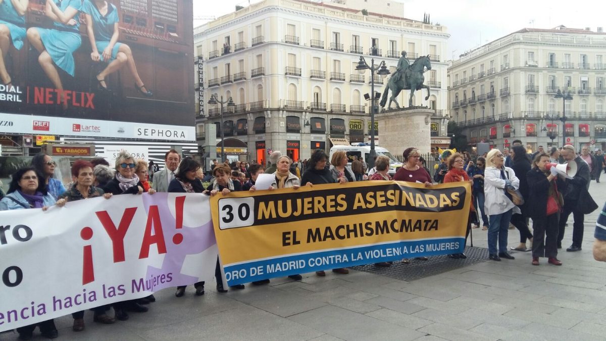 Concentracin contra la violencia hacia las mujeres
