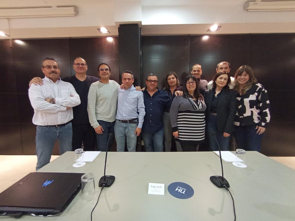 Representantes de CCOO en la mesa de negociacin