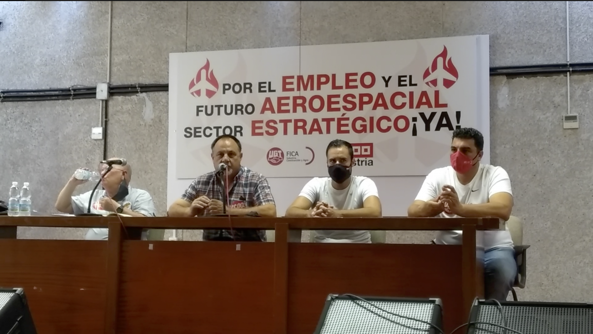 Rueda de prensa tras la concentracin