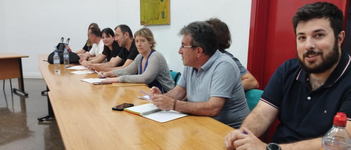 Representantes de CCOO en la mesa de negociacin