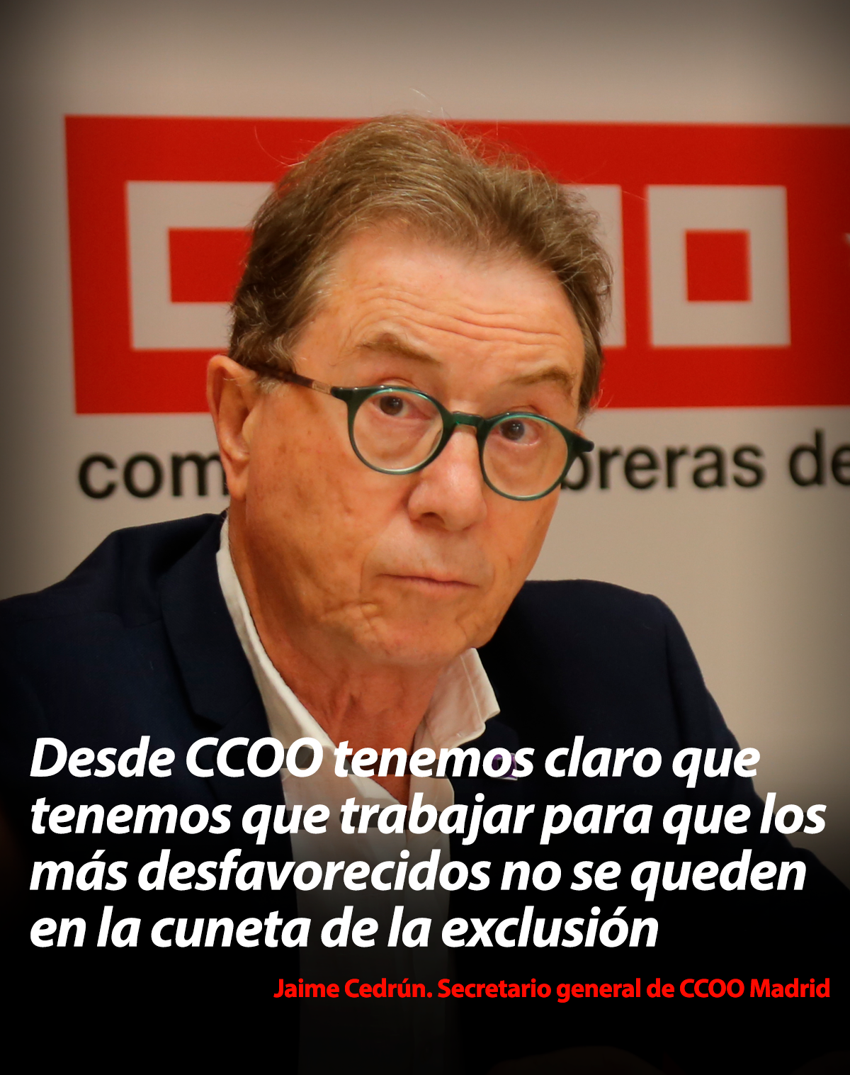 Trabajar para que nadie se quede en la cuneta de la exclusin