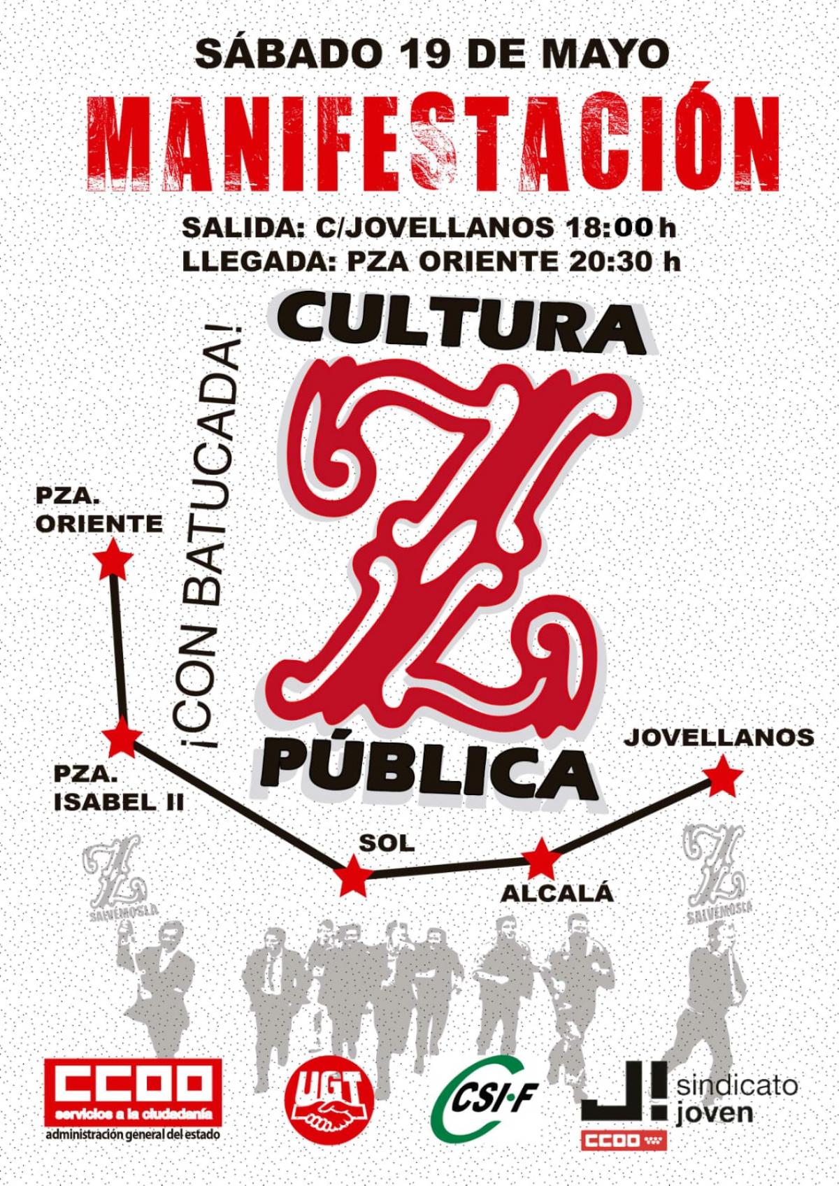 Manifestacin Salvemos la Zarzuela