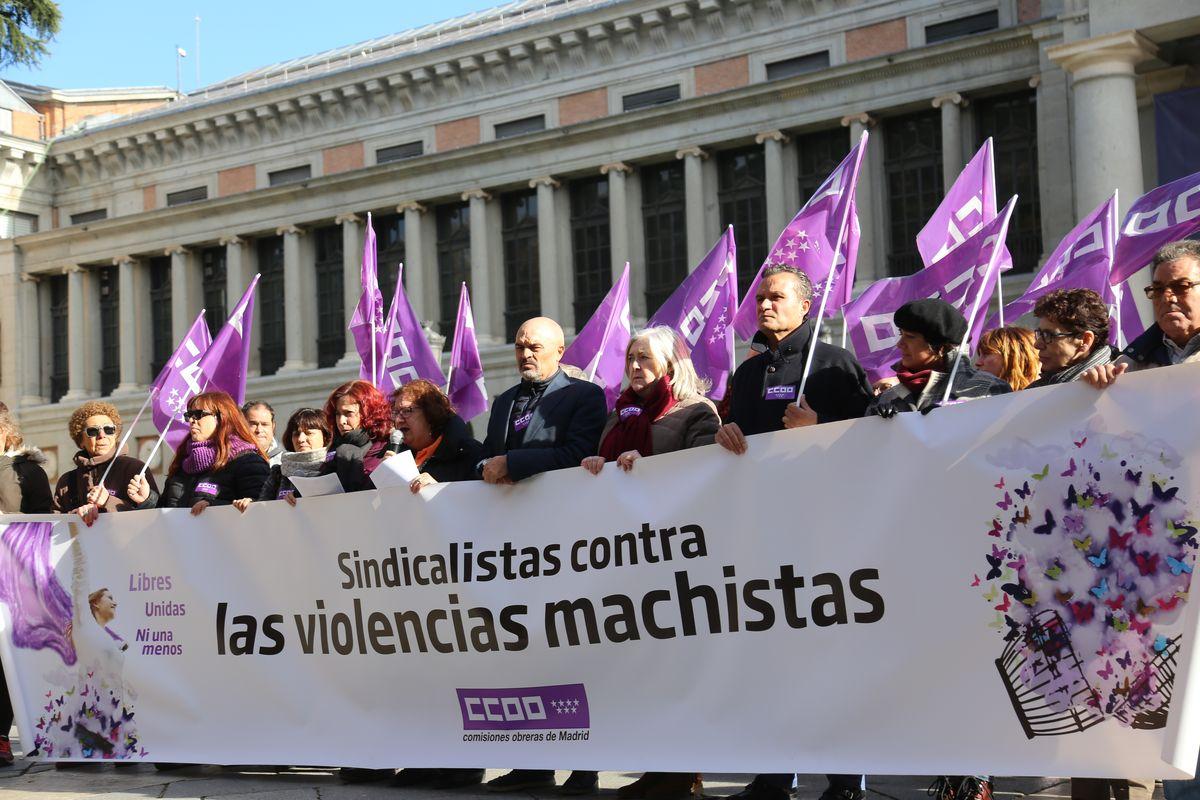 Concentracin contra la violencia machista