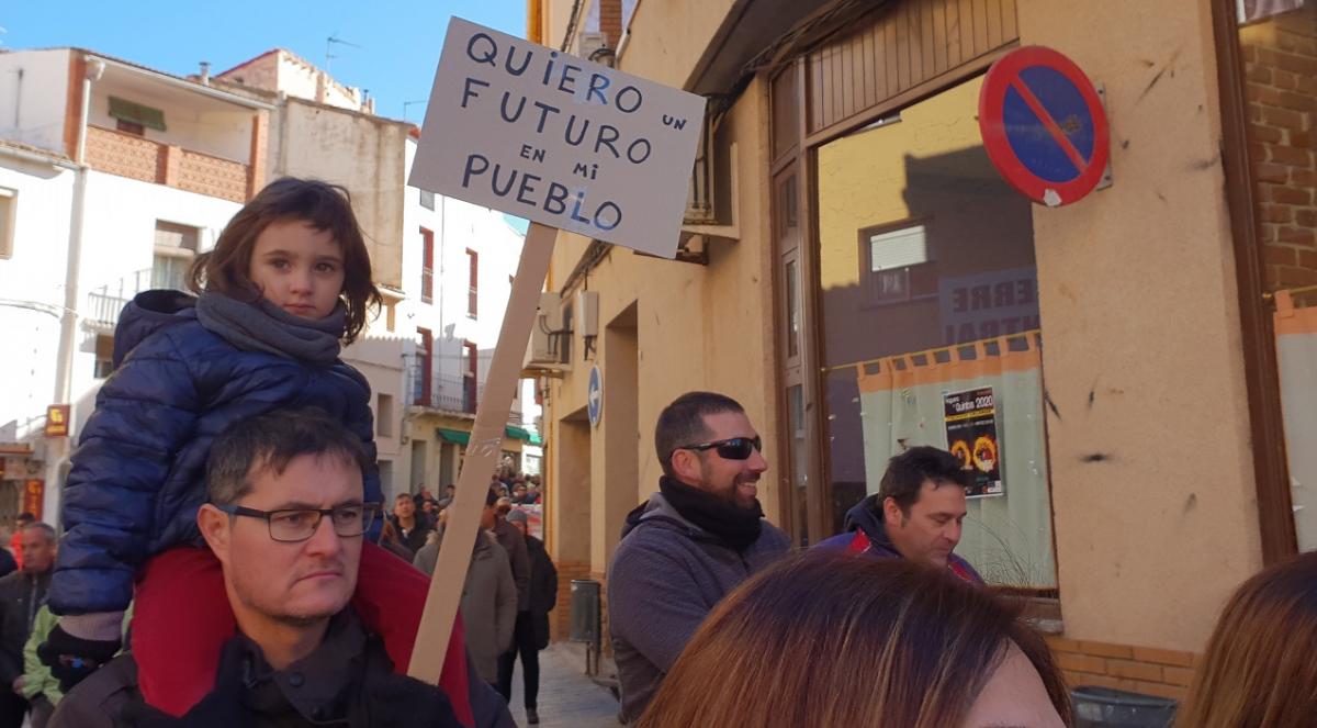 Andorra y su comarca se volcaron en la manifestacin del sbado. Quieren poder elegir dnde vivir
