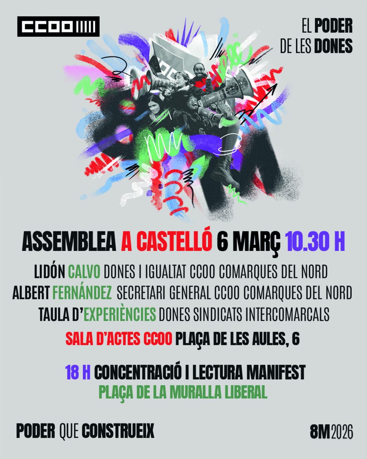Assemblea 8M Castelló.