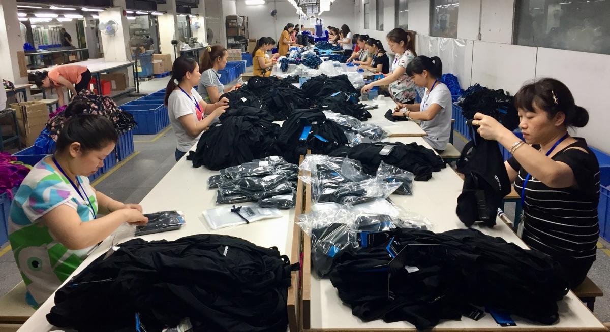 Una de las fbricas que producen para Mango en China