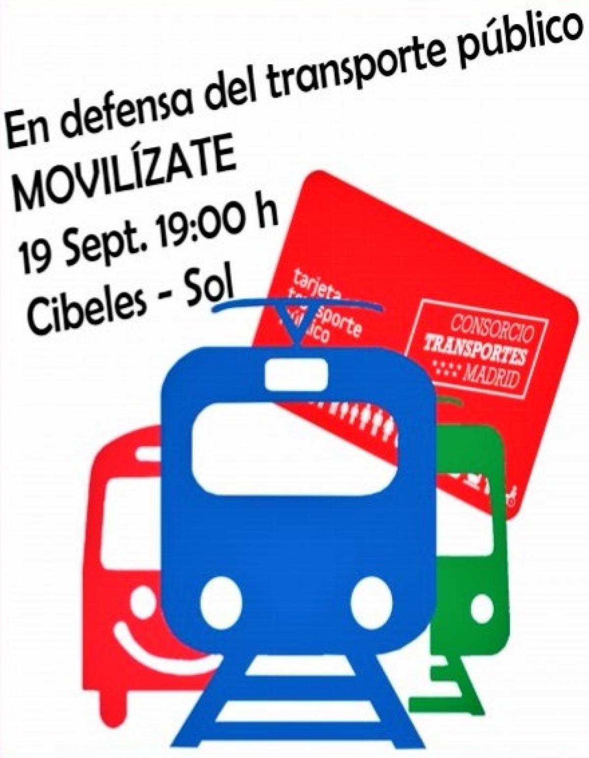 manifestacin Metro Madrid
