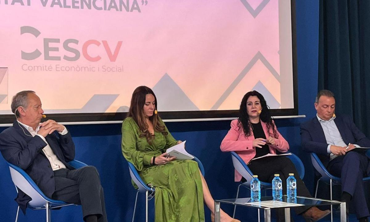 Intervenci d'Ana Garca en la jornada del CES CV.